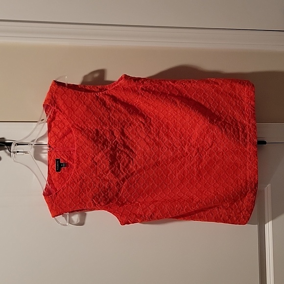 Talbots Tops - Talbot's lacy coral blouse
